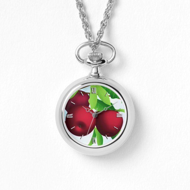 Reloj De Pulsera "Manzanas en una rama" (Anverso)