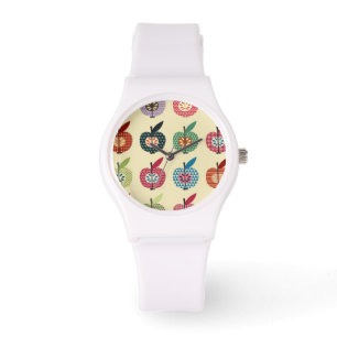 Reloj De Pulsera Manzanas lindas en estilo retro