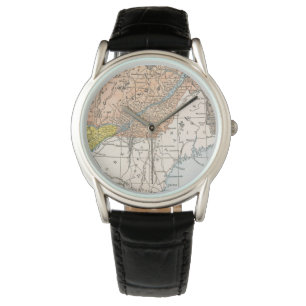 RELOJ DE PULSERA MAPA: CANADÁ ORIENTAL