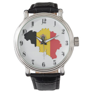 Reloj De Pulsera Mapa de Bélgica