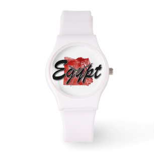 Reloj De Pulsera Mapa de Egipto