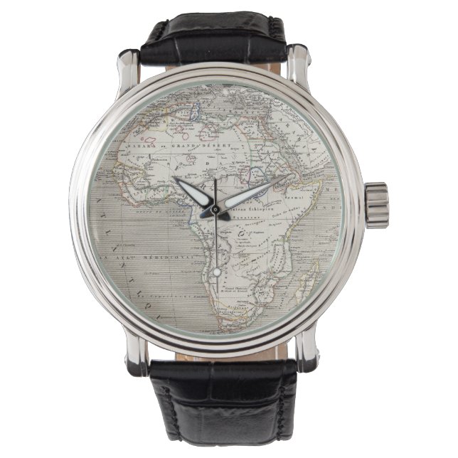 Reloj De Pulsera Mapa de época de Africa (Anverso)