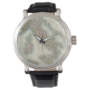 Reloj De Pulsera Mapa de época de Italia (1799)
