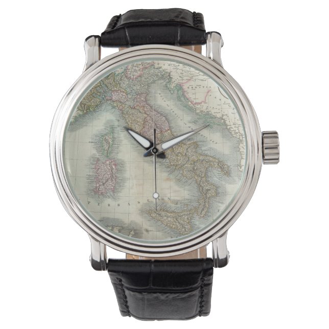 Reloj De Pulsera Mapa de época de Italia (1799) (Anverso)