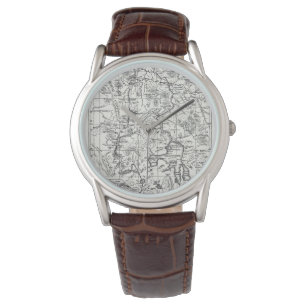 Reloj De Pulsera Mapa de época del Parque Nacional Yellowstone