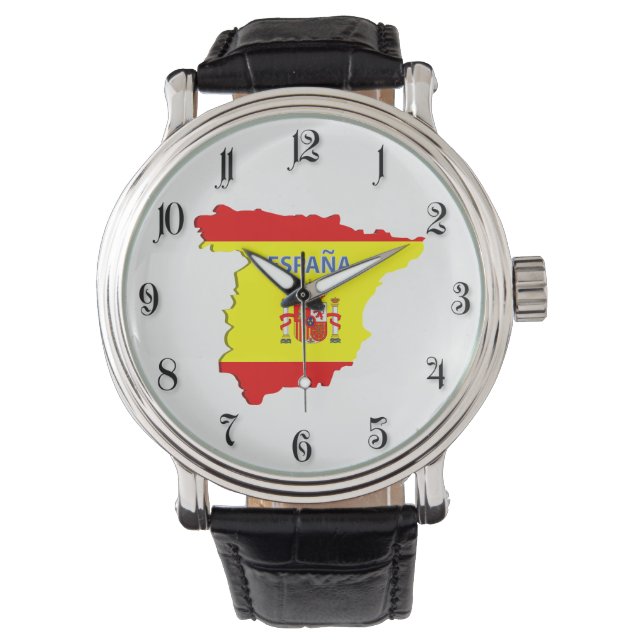 Reloj De Pulsera Mapa de España (Anverso)