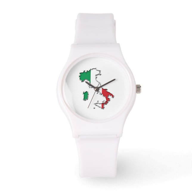 Reloj De Pulsera Mapa de Italia Watch (Anverso)