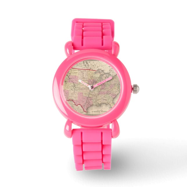 Reloj De Pulsera Mapa de los Estados Unidos 5 (Anverso)