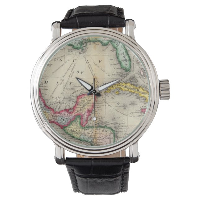 Reloj De Pulsera Mapa De México, Centroamérica (Anverso)