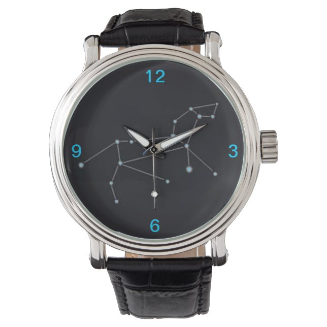 Reloj De Pulsera Mapa Estrella de Leo (Anverso)