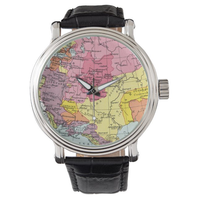 RELOJ DE PULSERA MAPA: EXPANSIÓN DE RUSIA (Anverso)