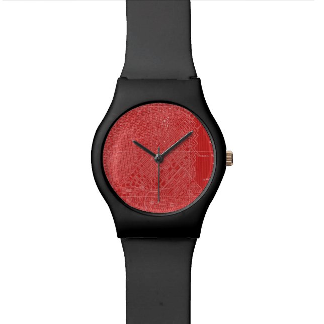 Reloj De Pulsera Mapa gráfico de San Francisco (De cerca)