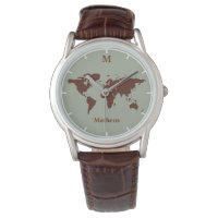 mapa marrón del mundo