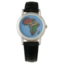 Mapa misionero cristiano de África | Faux Felt