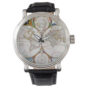 RELOJ DE PULSERA MAPA MUNDIAL, SIGLO XVII