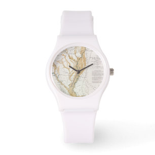 RELOJ DE PULSERA MAPA: RÍO MISISIPI, 1861