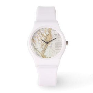 RELOJ DE PULSERA MAPA: RÍO MISSISSIPPI, 1861