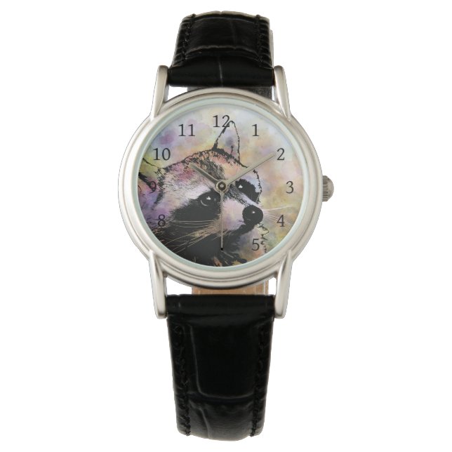 Reloj De Pulsera mapache 23 (Anverso)