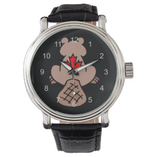 Reloj De Pulsera Maple Leaf Beaver