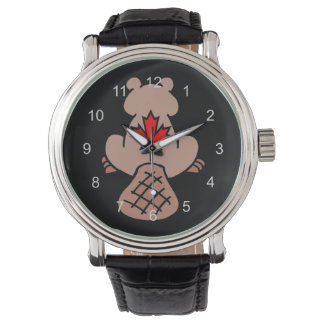 Reloj De Pulsera Maple Leaf Beaver
