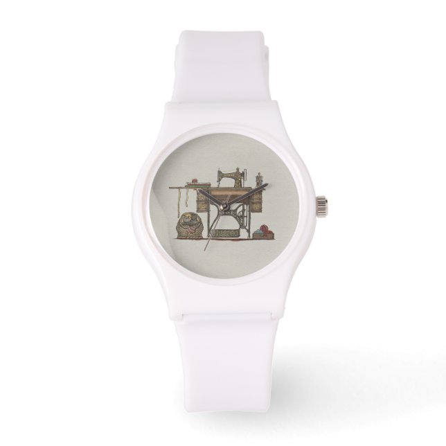 Reloj De Pulsera Máquina de coser y gatitos (Anverso)
