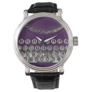 Reloj De Pulsera Máquina de escribir pasada de moda