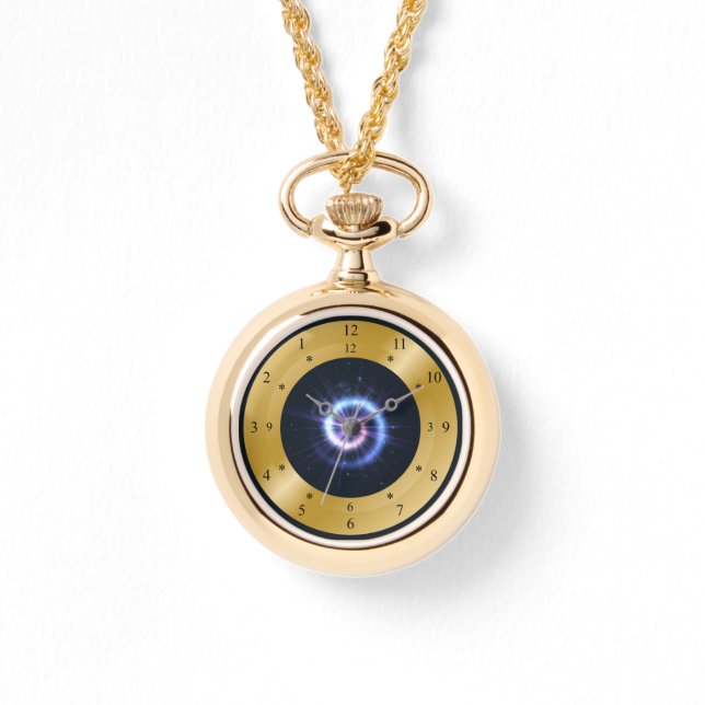 Reloj De Pulsera Máquina de tiempo ~ Espiral azul de energía ~ Viaj (Anverso)