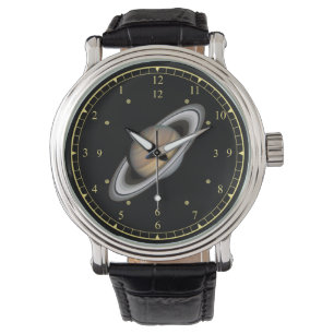 Reloj De Pulsera Máquina del tiempo ~ Hermoso planeta Saturno ~