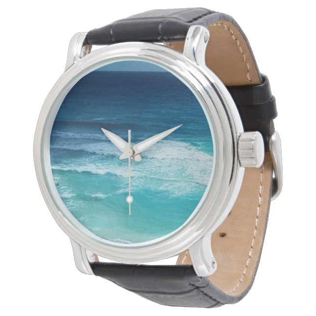 Reloj De Pulsera Mar de Cancún México (Angular)