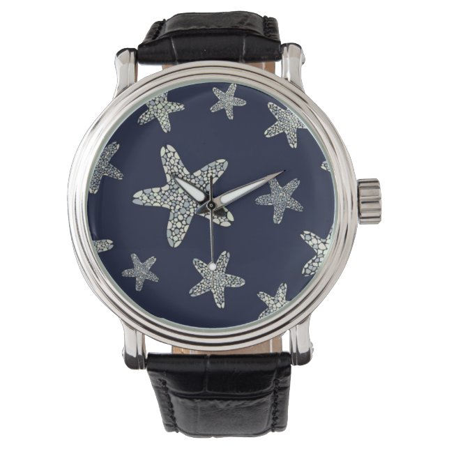 Reloj De Pulsera Mar De Patrón Starfish (Anverso)