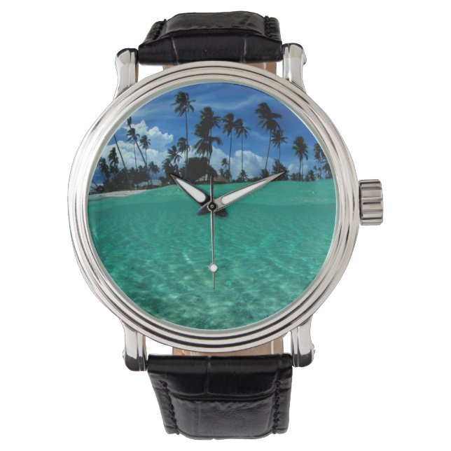 Reloj De Pulsera Mar y Isla, Indonesia (Anverso)