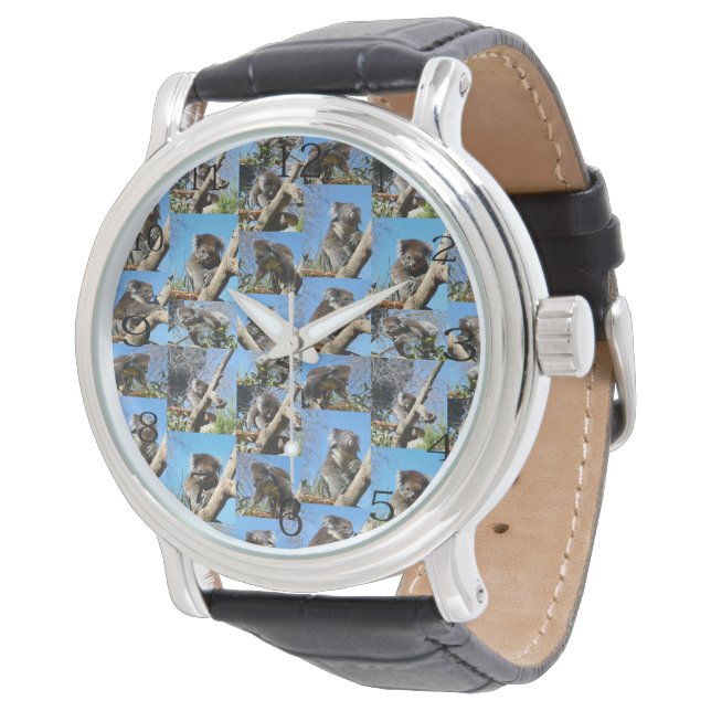 Reloj De Pulsera "Maravillas del Koala: Un Collage de Fotos Conmove (Angular)