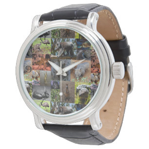Reloj De Pulsera Maravillas salvajes: cautivando el Collage de foto