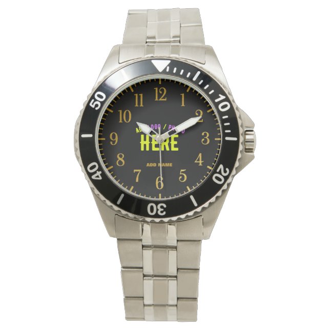 RELOJ DE PULSERA MARCA DE PERSONALIZABLE MODERNA ESTILO SILVERY VER (Anverso)