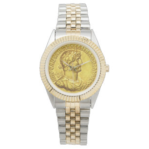 Reloj De Pulsera Marcado de monedas de las antigüedades del César