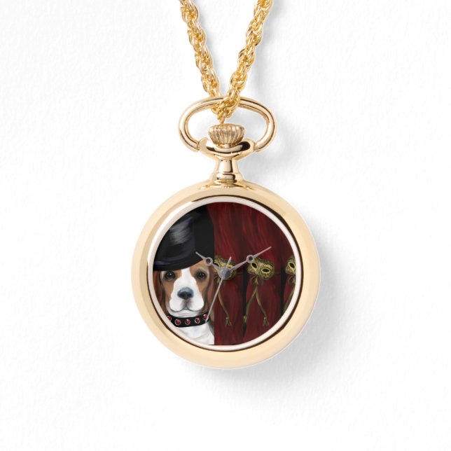 RELOJ DE PULSERA MARDI GRAS BEAGLE (Anverso)