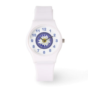 Reloj De Pulsera Margarita blanca fresca