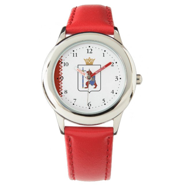 Reloj De Pulsera Mari El Flag (Anverso)