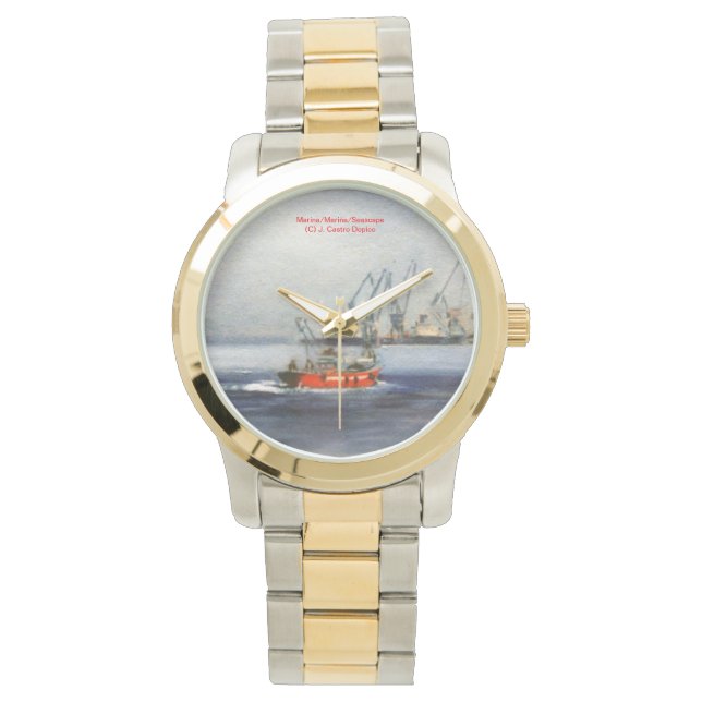 Reloj De Pulsera Marina/Mariña/Seascape (Anverso)
