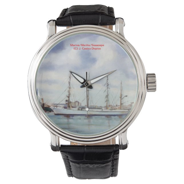 Reloj De Pulsera Marina/Mariña/Seascape (Anverso)