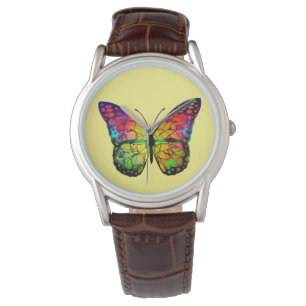 RELOJ DE PULSERA MARIPOSA ABSTRACTO