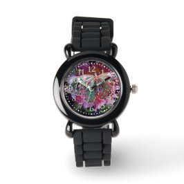 Reloj De Pulsera Mariposa Amanecer Creciente