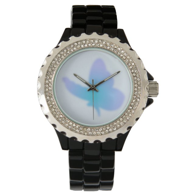 Reloj De Pulsera Mariposa Aqua Dream (Anverso)