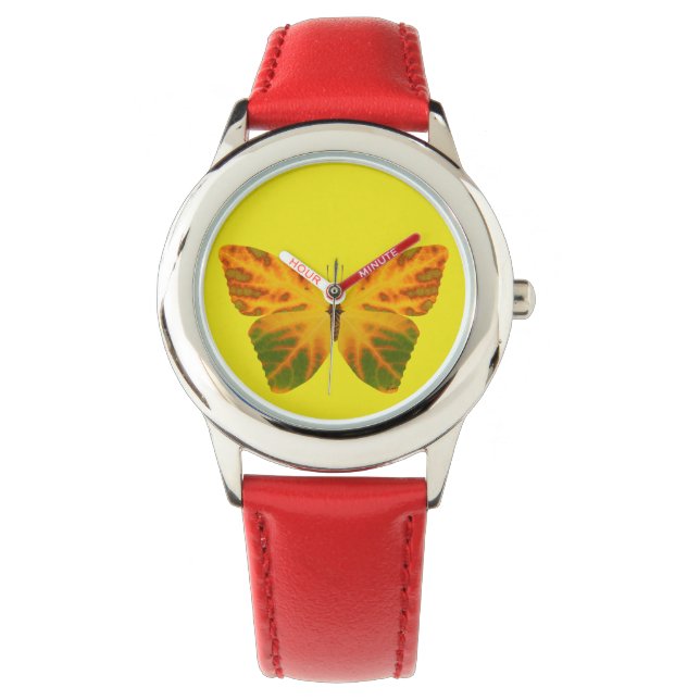 Reloj De Pulsera Mariposa Aspen Leaf 1 (Anverso)