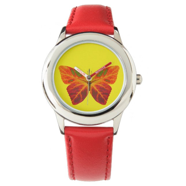 Reloj De Pulsera Mariposa Aspen Leaf 2 (Anverso)