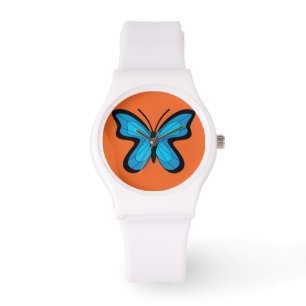 Reloj De Pulsera Mariposa azul