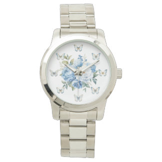 Reloj De Pulsera Mariposa azul
