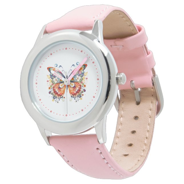 Reloj De Pulsera Mariposa Cuta Retro (Angular)