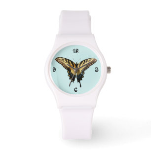 Reloj De Pulsera Mariposa de cola tragaluz III Bella foto colorida