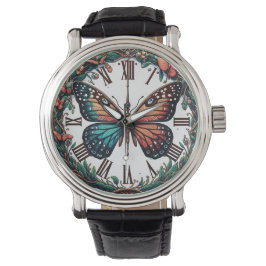 Reloj De Pulsera Mariposa en un bosque